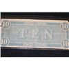 Image 2 : 1864 Confederate States of America $10 Bank Note