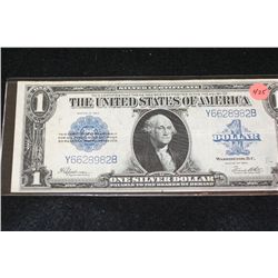 1923 US Silver Certificate $1, Blue Seal, #Y6628982B; Large Washington