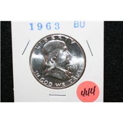 1963 Ben Franklin Half Dollar, BU