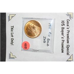 1911 Indian Chief $10 Gold Coin  **CeCe's Premium Special 10% Buyer's Premium-This Lot Only**