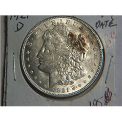 1921 D MORGAN DOLLAR