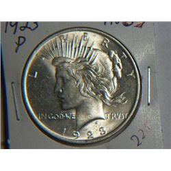 1923 P PEACE DOLLAR