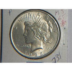 1923 P PEACE DOLLAR