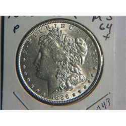 1886 P MORGAN DOLLAR