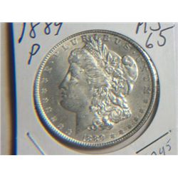 1889 P MORGAN DOLLAR