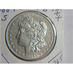 1884 S MORGAN DOLLAR