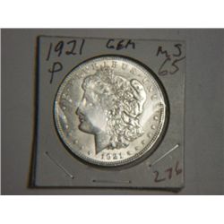 1921 P MORGAN DOLLAR