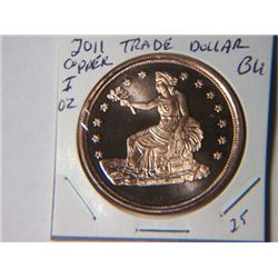 2011 TRADE DOLLAR