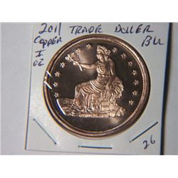 2011 TRADE DOLLAR