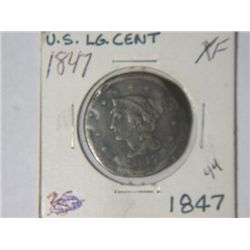 1847 LARGE CENT