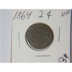 1864 2 CENT