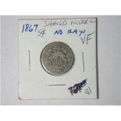 1867 SHIELD NICKLE