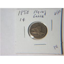 1858 FLYING EAGLE CENT