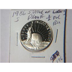 1986-S STATUE OF LIBERTY 1/2 DOLLAR