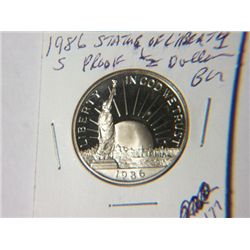 1986-S STATUE OF LIBERTY 1/2 DOLLAR