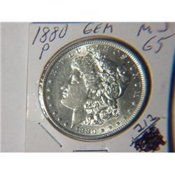 1880-P MORGAN DOLLAR