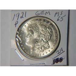 1921-P MORGAN DOLLAR