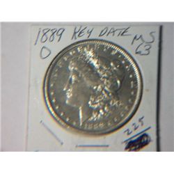 1889-O MORGAN DOLLAR
