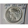 Image 1 : 1924-S PEACE DOLLAR