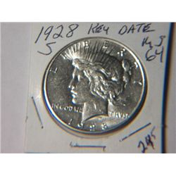 1928-S PEACE DOLLAR