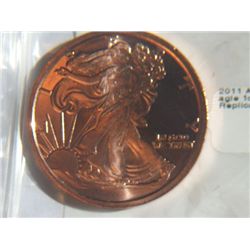 2011 WALKING LIBERTY EAGLE COPPER