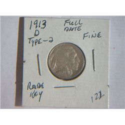 1913-D BUFFALO NICKLE