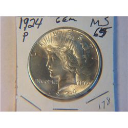 1924-P PEACE DOLLAR