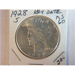 1928-S PEACE DOLLAR