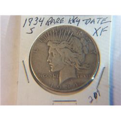 1934-S PEACE DOLLAR