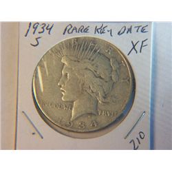 1934-S PEACE DOLLAR