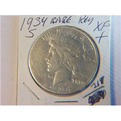 1934-S PEACE DOLLAR