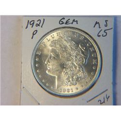 1921-P MORGAN DOLLAR