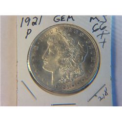 1921-P MORGAN DOLLAR