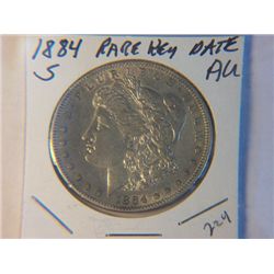 1884-S MORGAN DOLLAR