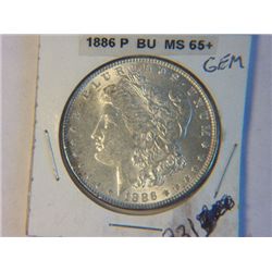 1886-P MORGAN DOLLAR