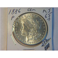 1886-P MORGAN DOLLAR