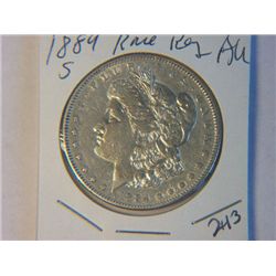 1884-S MORGAN DOLLAR