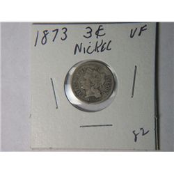 1873 3 CENT NICKLE