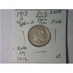 1913 D BUFFALO NICKLE