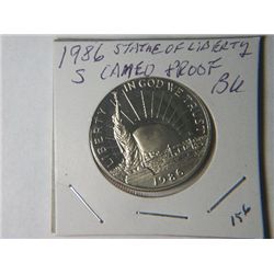 1986 S STATUE OF LIBERTY 1/2 DOLLAR