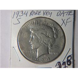 1934 S PEACE DOLLAR