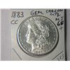 Image 1 : 1883 CC MORGAN DOLLAR