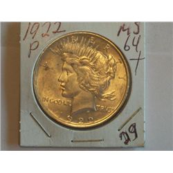 1922 P PEACE DOLLAR