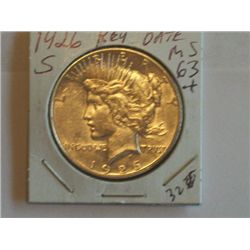 1926 S PEACE DOLLAR