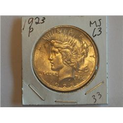 1923 P PEACE DOLLAR