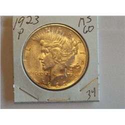 1923 P PEACE DOLLAR