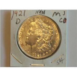 1921 D MORGAN DOLLAR