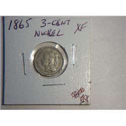 1865 3 CENT NICKLE