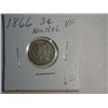 Image 1 : 1866 3 CENT NICKLE