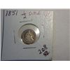 Image 1 : 1851 1/2 DIME